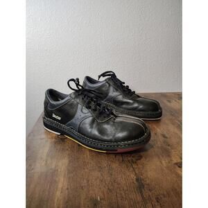Dexter  Sneakers Shoes Black Bowling Leather Lace Up Size 11M B786